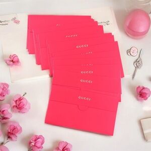 Gucci Red Gift Envelopes 17 total